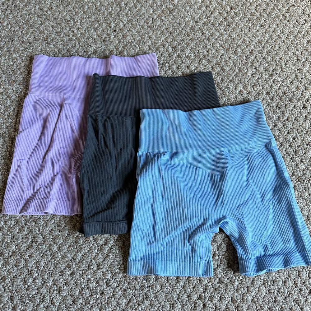 3 pack biker shorts